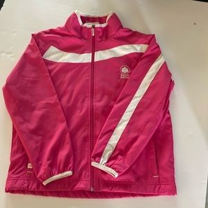 Garb Jr Girls Full Zip Wind Jacket in M Golf Tennis Pickellball NWT